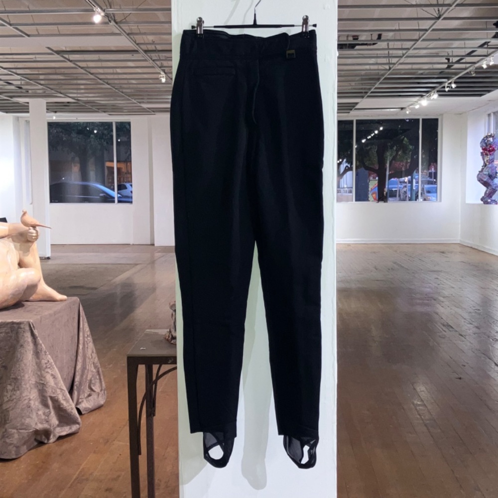Black snow stirrup pants - Picture 3 of 10